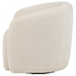 Gerley Chenille Upholstered Swivel Accent Chair Beige