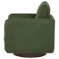 Iris Fabric Upholstered Swivel Accent Chair Matcha