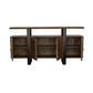 Ditman 4-door Solid Wood Sideboard Buffet Grey Sheesham