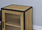 Martino Shoe Storage Entryway Bench with Cabinet Mango and Black