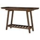 Ornelas 46-inch Console Table with Slatted Shelf Mango Brown