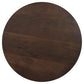 Cayenne Solid Mango Wood Accent Side End Table Walnut