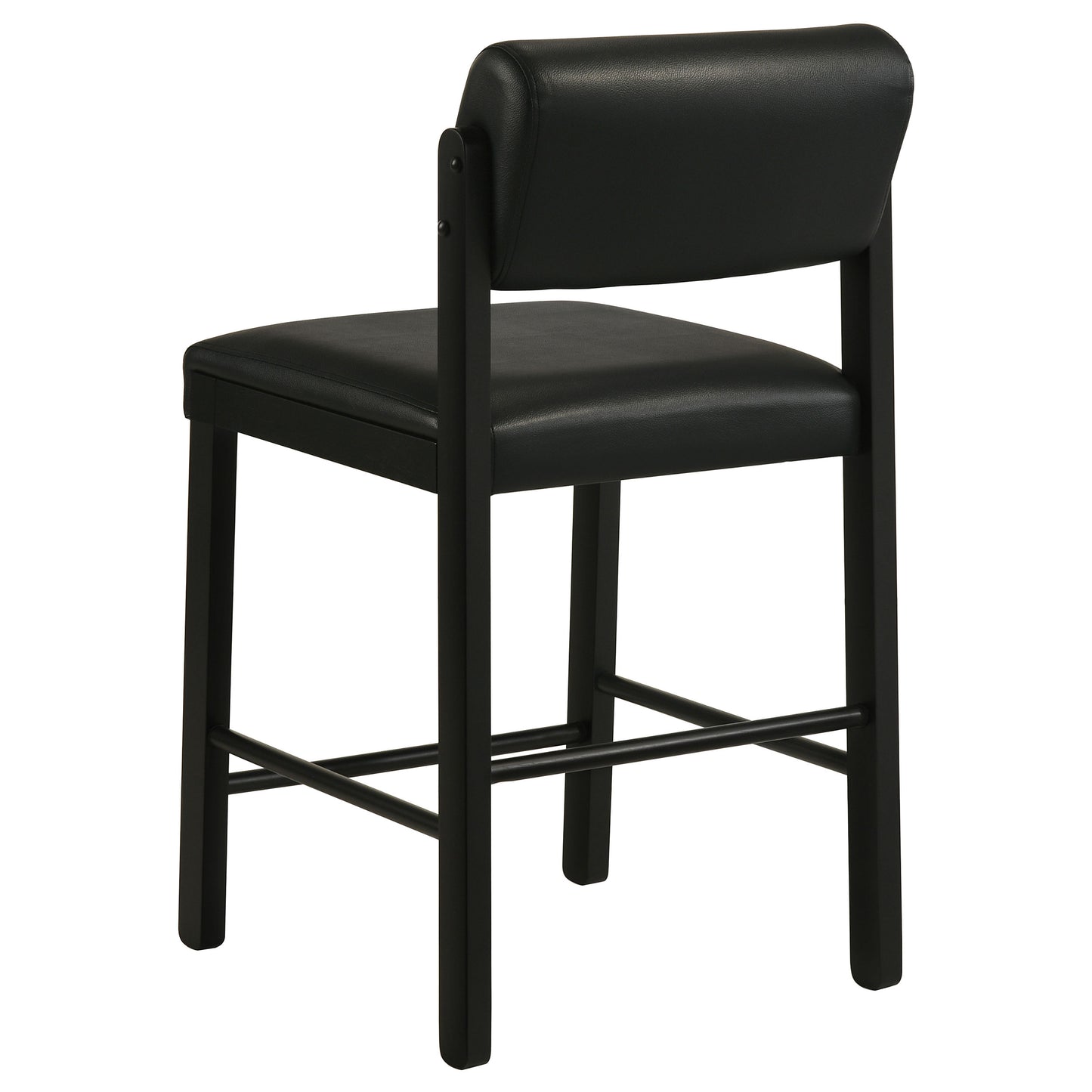 Kehoe Upholstered Counter Height Chair Black (Set of 2)