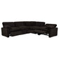 Collins 5-piece Modular Power Reclining Sectional Chocolate Brown