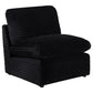 Collins Modular Armless Chair Black