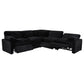 Collins 5-piece Modular Power Reclining Sectional Black