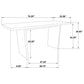 Decker 7-piece 70-inch Rectangular Counter Height Dining Set Grey and Natural Oak