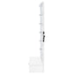Spector 1-drawer Lighted Full-Length Floor Mirror White High Gloss