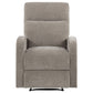 Hamilton Chenille Upholstered Manual Recliner Sand