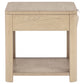 Marcelo Wood End Table with Drawer and Shelf Light Elm