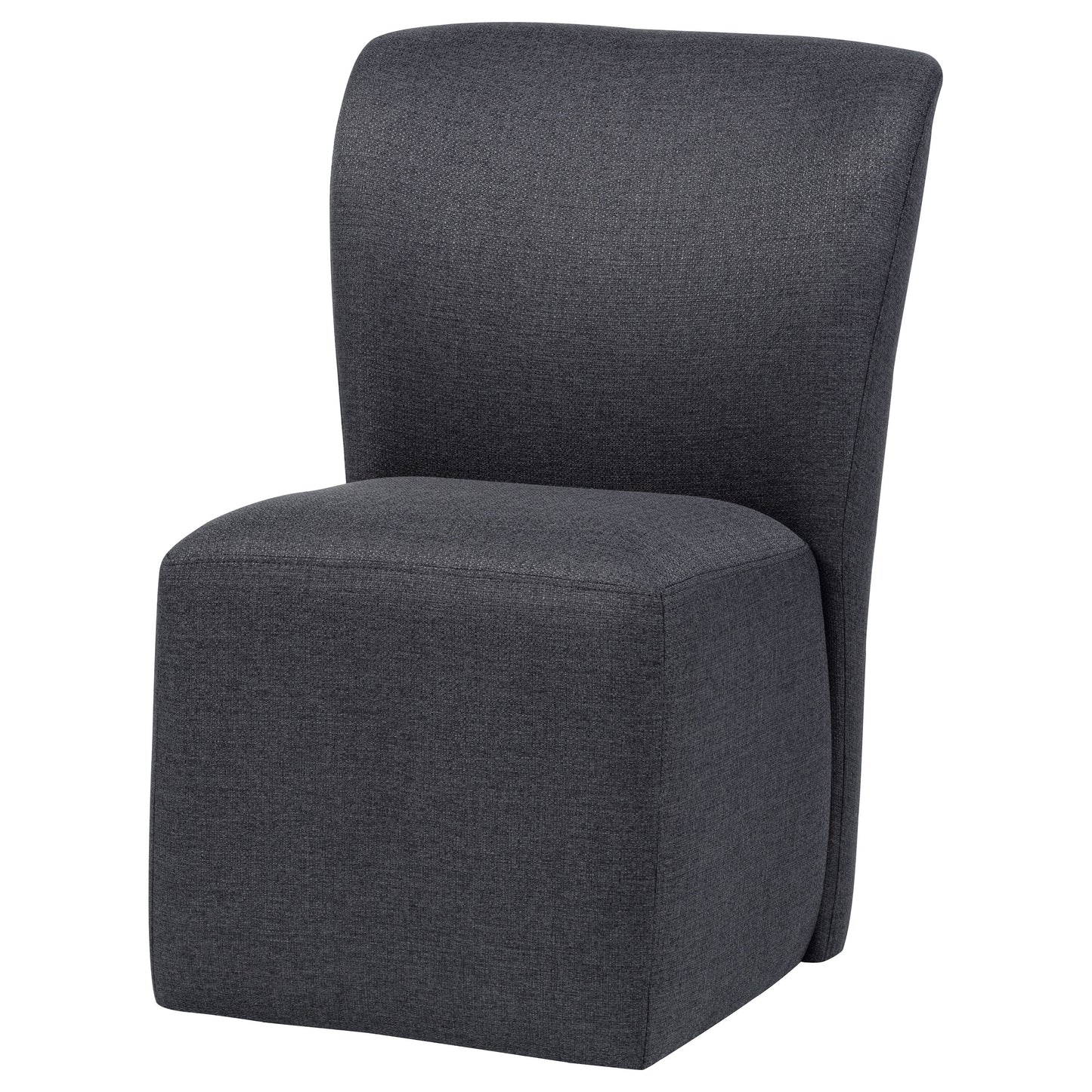 Jaelynn Upholstered Dining Side Chair Charcoal (Set of 2)