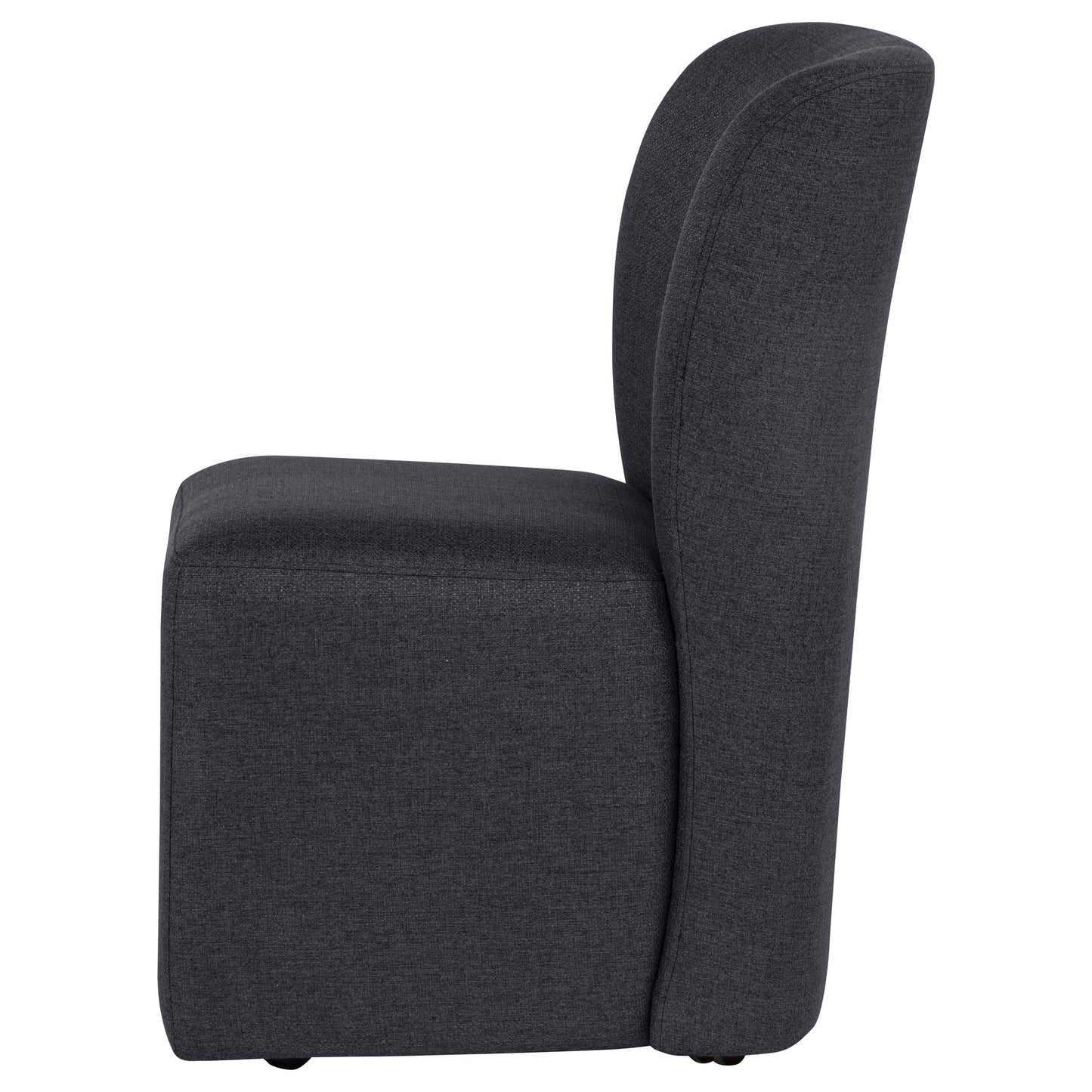 Jaelynn Upholstered Dining Side Chair Charcoal (Set of 2)
