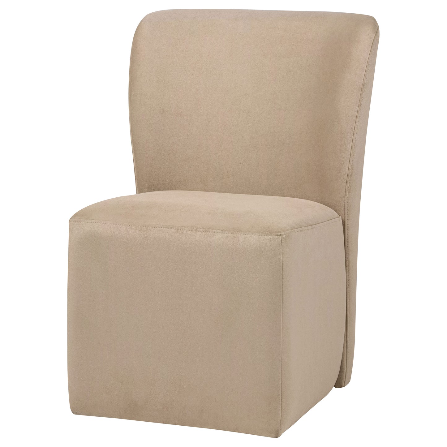 Jaelynn Upholstered Dining Side Chair Tan (Set of 2)