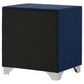 Melody Upholstered 2-drawer Nightstand Pacific Blue