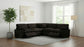 Collins 5-piece Modular Power Reclining Sectional Chocolate Brown