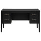 Graham 4-Drawer Lift-Top Computer Desk Black
