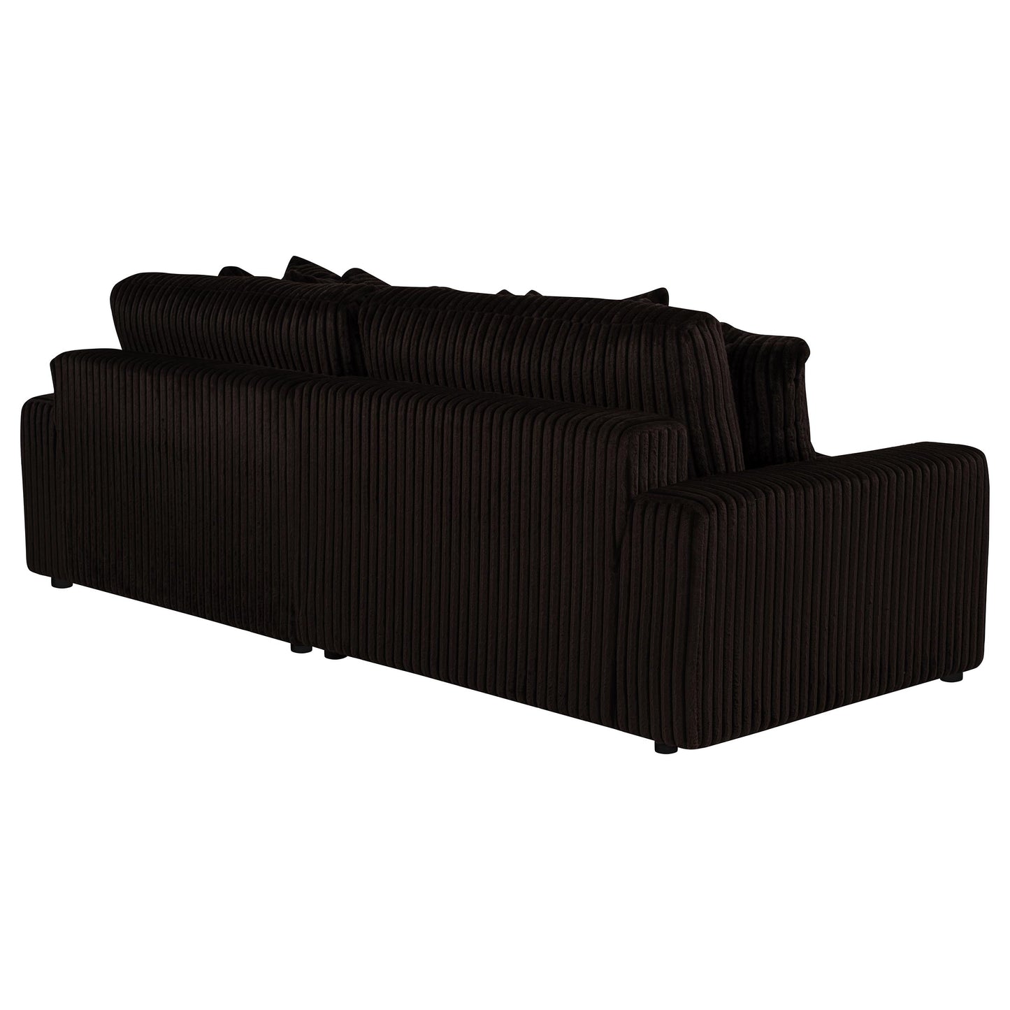 Blaine Upholstered Reversible Chaise Sectional Sofa Chocolate