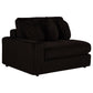 Blaine 2-Piece Corduroy Reversible Chaise Sectional Sofa Chocolate Brown