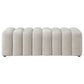 Summer Upholstered Channel Accent Bench Greige