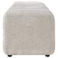 Summer Upholstered Channel Accent Bench Greige