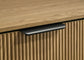 Bennett Full Cream Upholstered 4-Piece Mid-Century Bedroom Set Light Oak