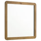 Bennett Full Cream Upholstered 5-Piece Mid-Century Bedroom Set Light Oak