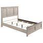 Nevado 4-Piece Eastern King Panel Bedroom Set Grey and Weathered Taupe