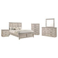 Nevado 5-Piece Eastern King Panel Bedroom Set Grey and Weathered Taupe