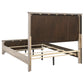 Nevado 5-Piece Eastern King Panel Bedroom Set Grey and Weathered Taupe