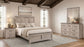 Nevado 4-Piece Queen Panel Bedroom Set Grey and Weathered Taupe