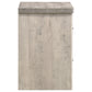 Nevado Farmhouse 2-Drawer Nightstand Grey and Weathered Taupe