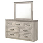 Nevado Farmhouse 7-Drawer Dresser and Beveled Mirror Set