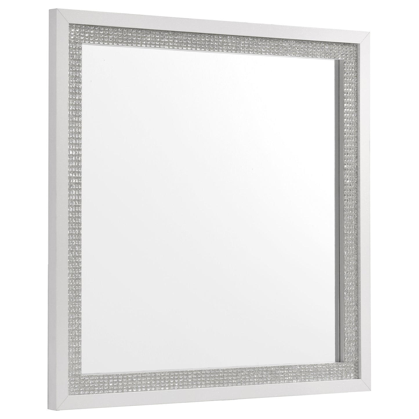 Viana 4-Piece Touch-Control LED Eastern King Bedroom Set White High Gloss