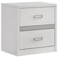 Viana 4-Piece Queen Platform Bedroom Set Grey and White High Gloss