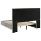 Viana 4-Piece Queen Platform Bedroom Set Grey and White High Gloss