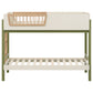 Evren Twin-over-Twin Bunk Bed with Ladder Tri-Tone