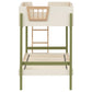 Evren Twin-over-Twin Bunk Bed with Ladder Tri-Tone