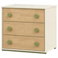 Evren 3-drawer Chest with Olive Wood Knobs Tri-Tone