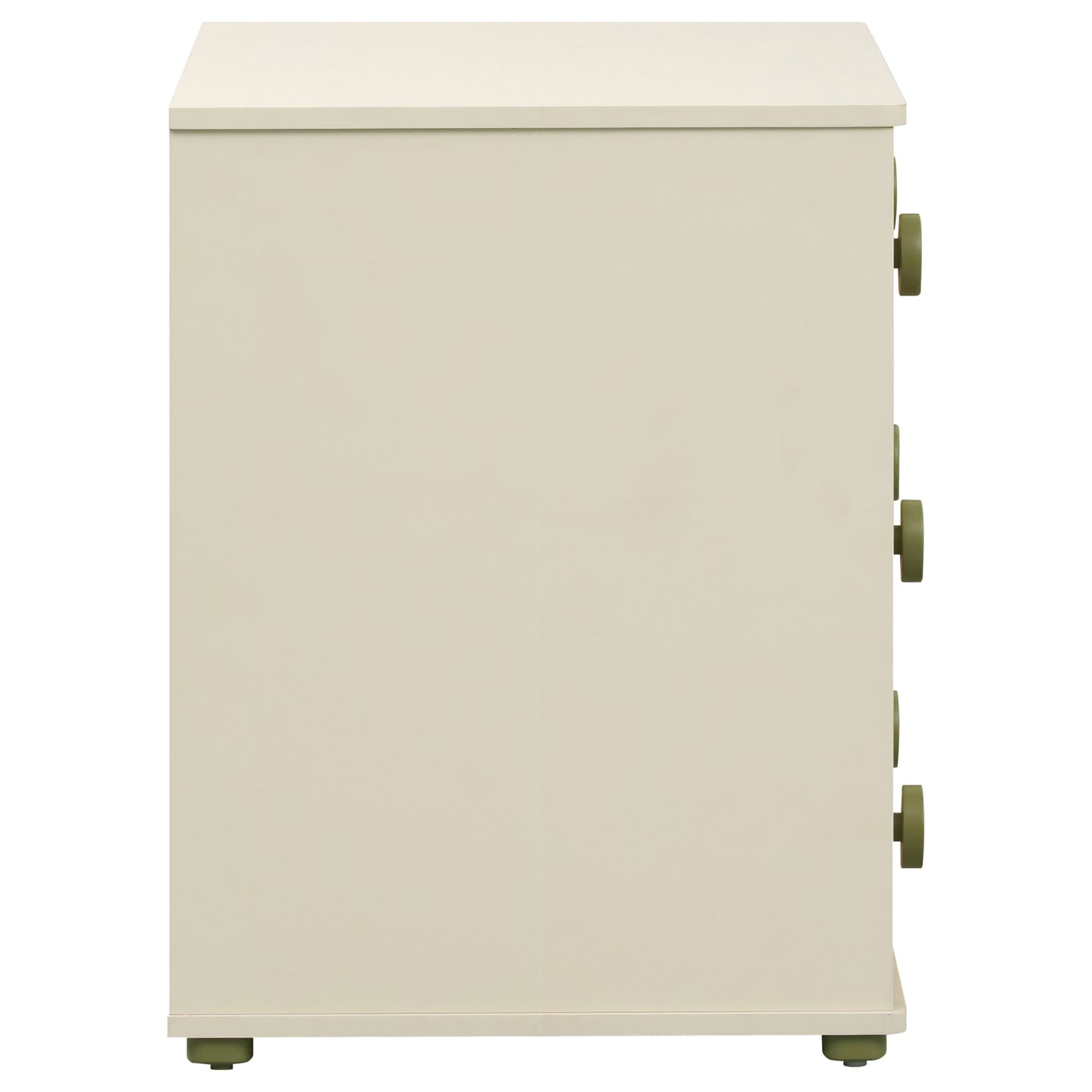 Evren 3-drawer Chest with Olive Wood Knobs Tri-Tone