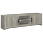 Burke 3-Piece TV Entertainment Center Fits 75-Inch TVs Grey Driftwood