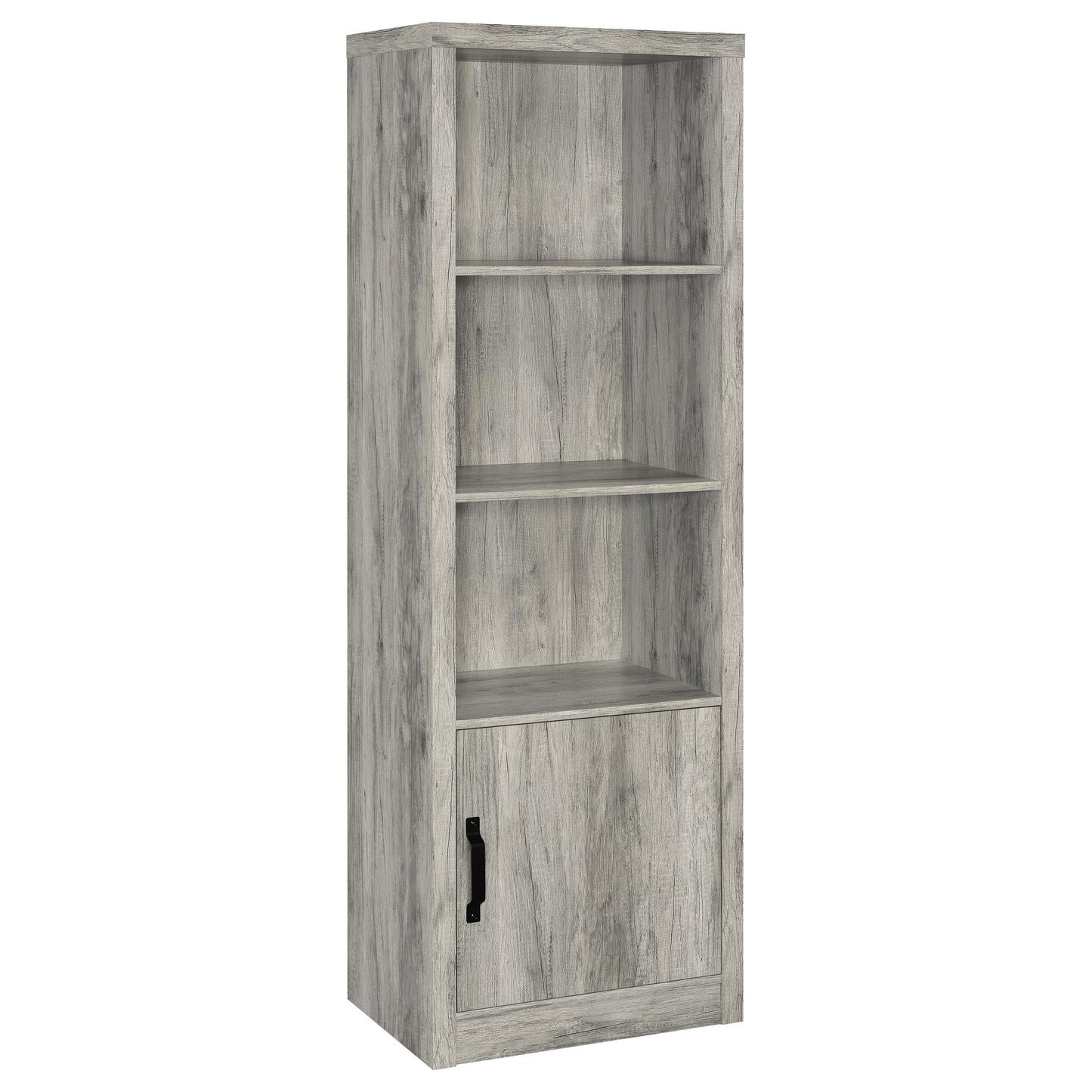 Burke 3-Piece TV Entertainment Center Fits 75-Inch TVs Grey Driftwood