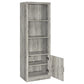 Burke 3-Piece TV Entertainment Center Fits 75-Inch TVs Grey Driftwood