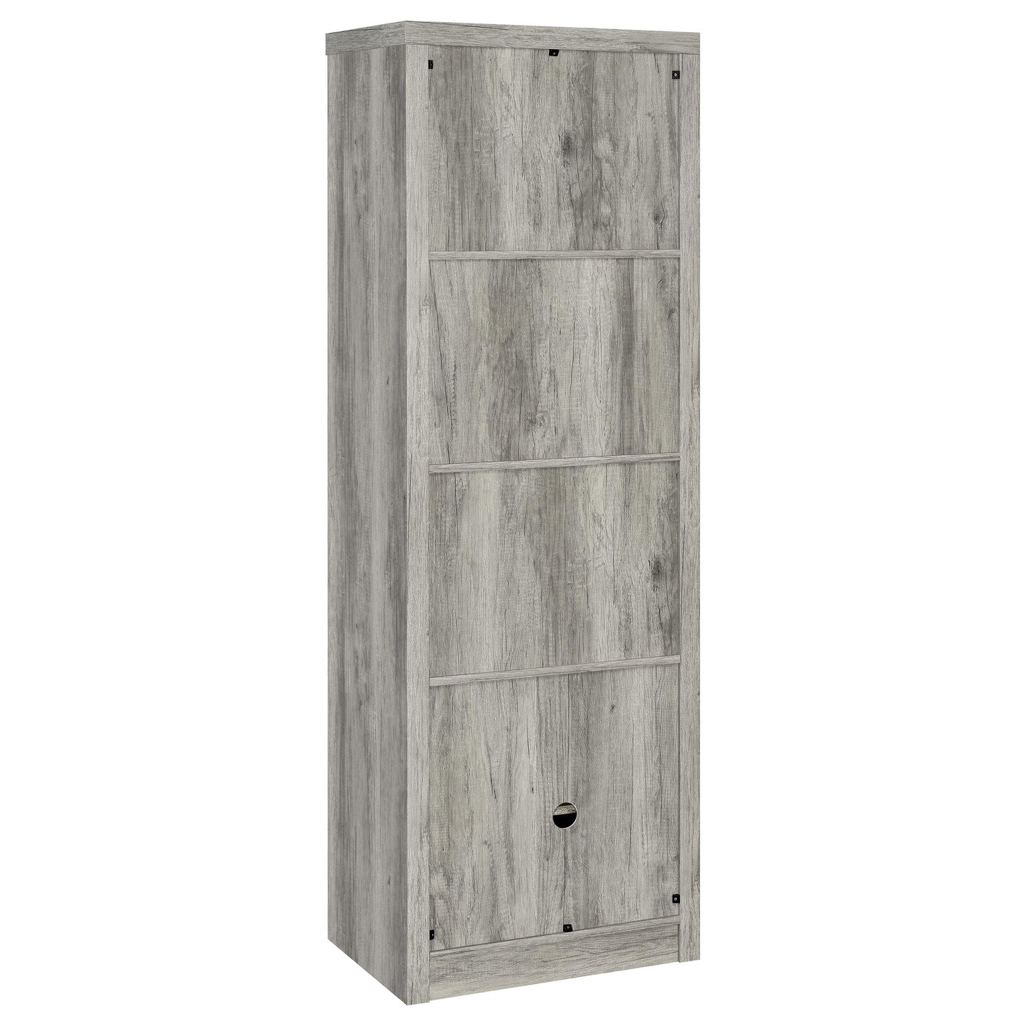 Burke 3-Piece TV Entertainment Center Fits 75-Inch TVs Grey Driftwood