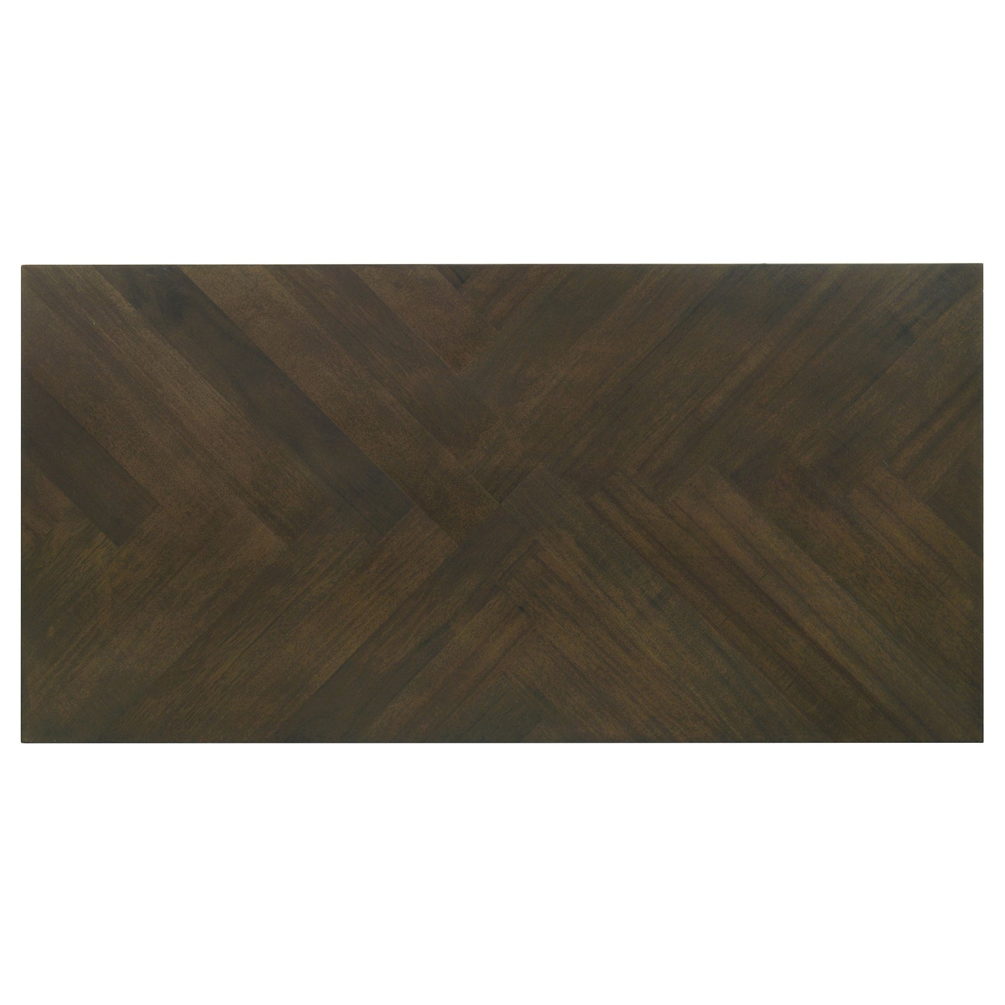 Holmes 3-Piece Geometric Top Coffee Table Set Dark Brown