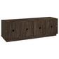 Medina 4-Door TV Stand for TVs up to 85 Inches Dark Rustic Mango