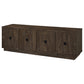Medina 4-Door TV Stand for TVs up to 85 Inches Dark Rustic Mango