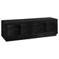 Medina 4-Door TV Stand for TVs up to 85 Inches Black