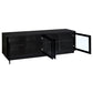 Medina 4-Door TV Stand for TVs up to 85 Inches Black
