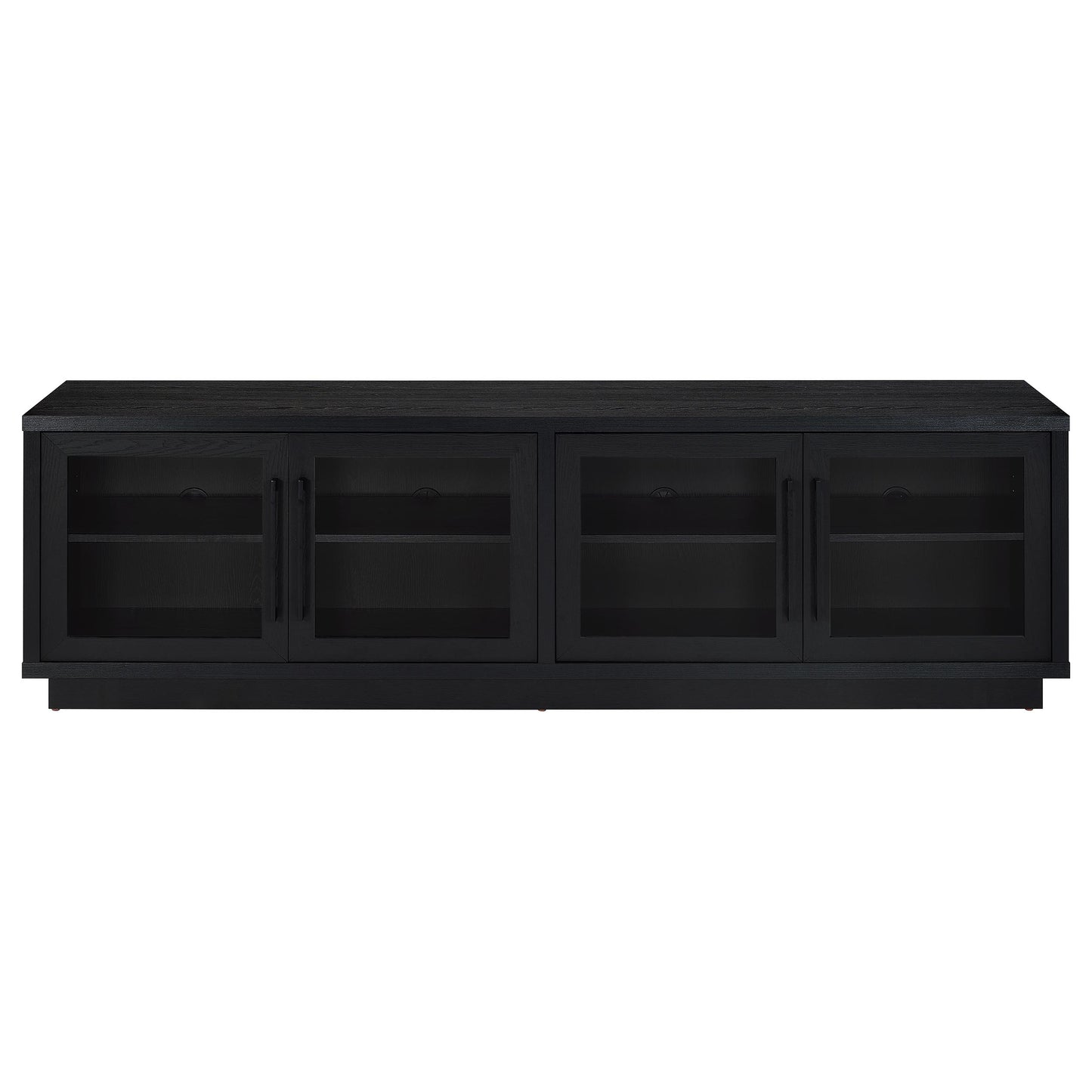 Medina 4-Door TV Stand for TVs up to 85 Inches Black
