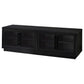 Medina 4-Door TV Stand for TVs up to 85 Inches Black